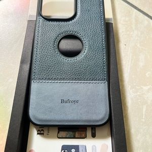 New BUFROYE IPHONE 14 Promax Sierra Blue Case unisex women’s men’s foam padded